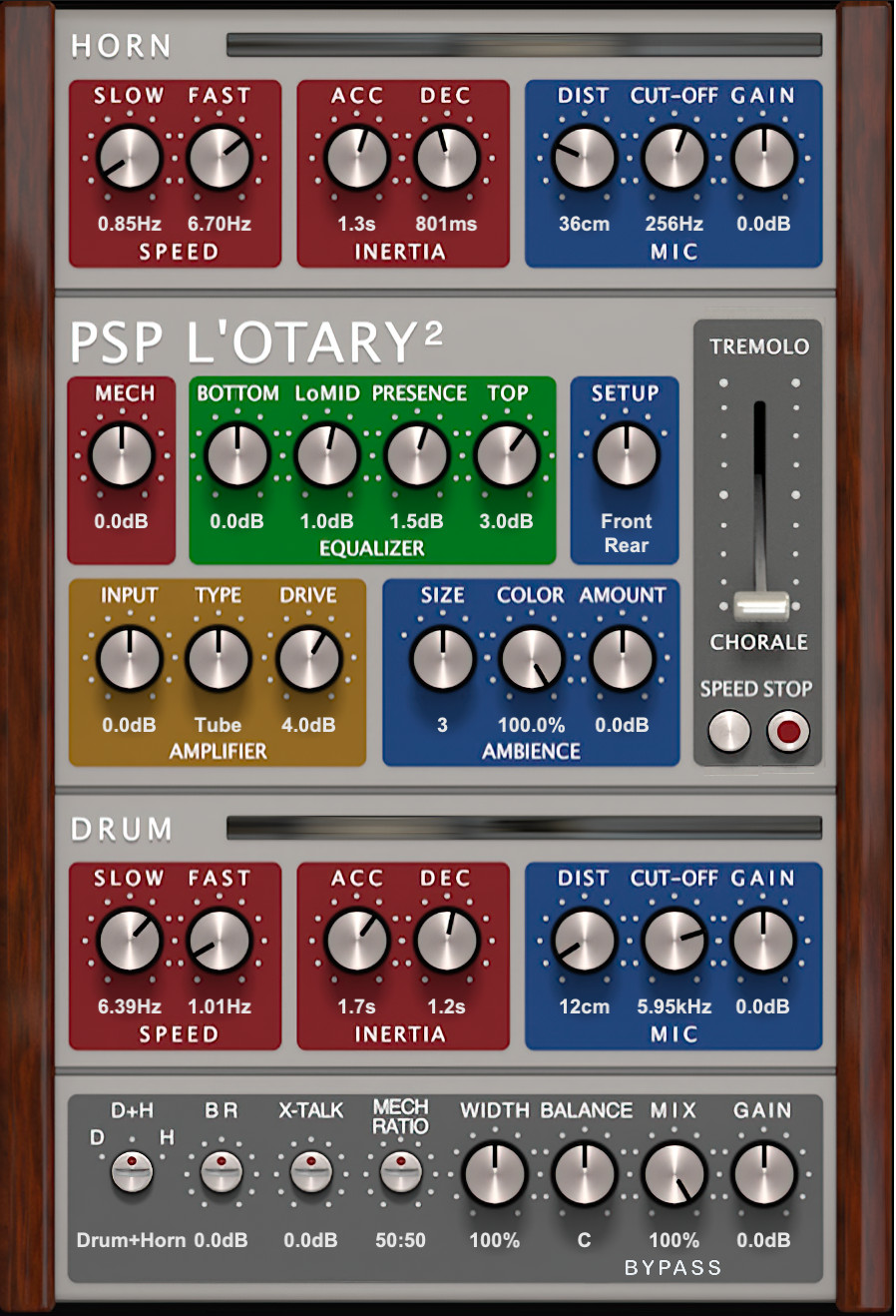 PSP L’otary2 - ultra high-quality emulation of a rotary speaker!